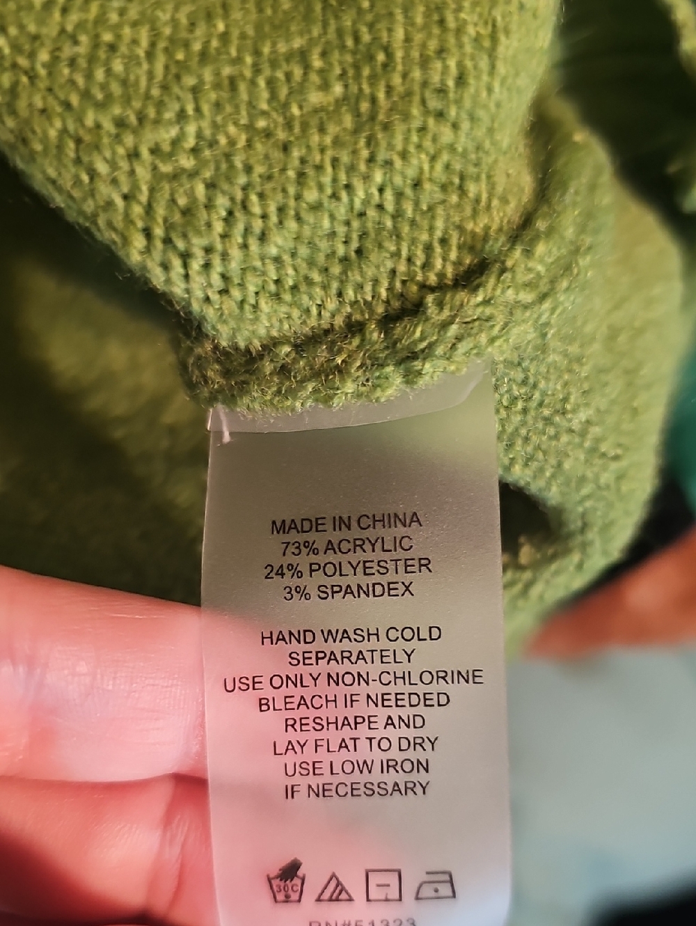Vince Camuto Green Sweater NWT - Picture 7 of 7
